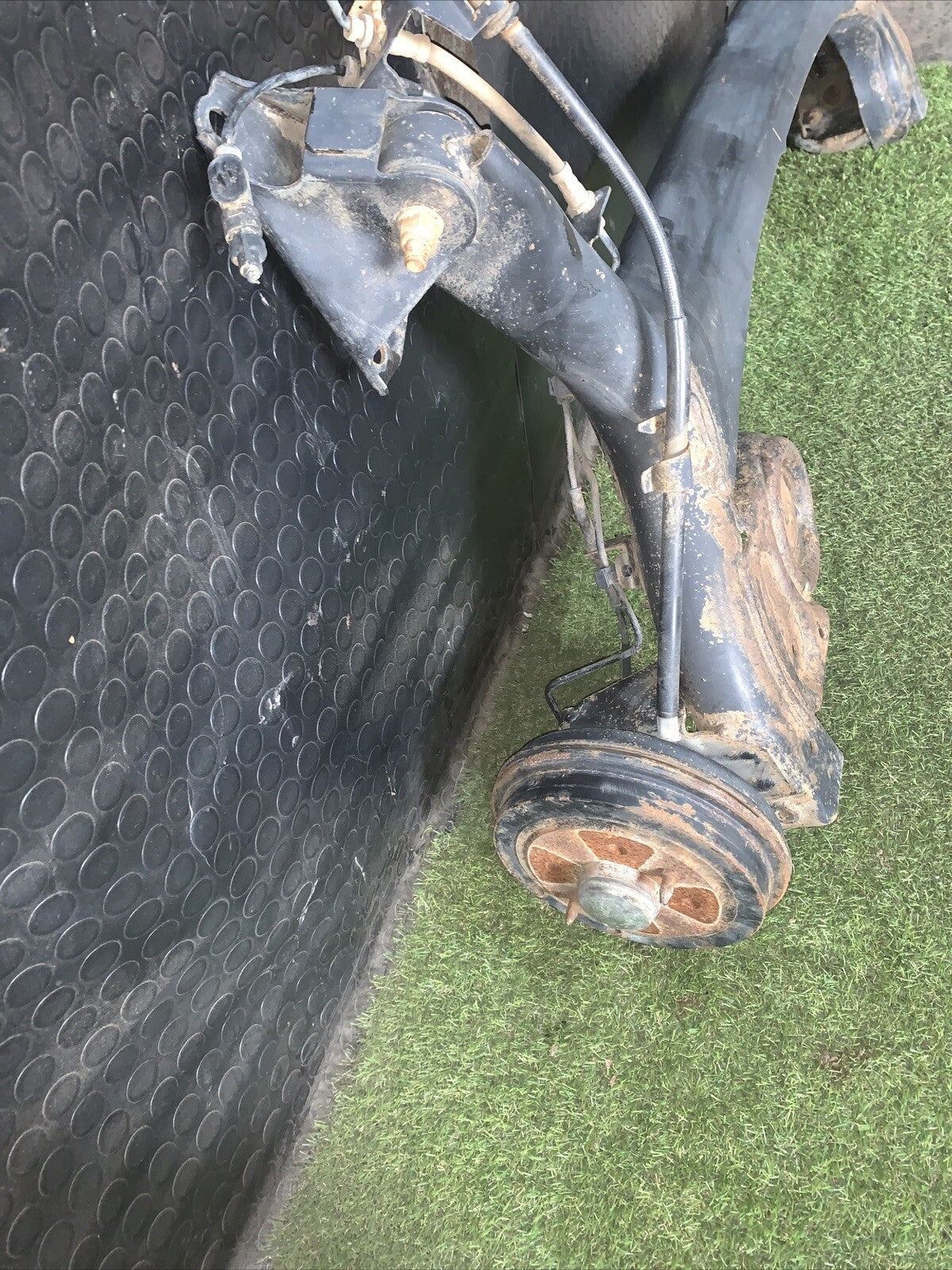 51856917 PONTE ASSALE POSTERIORE FIAT PANDA (169) (2004) FRENI A TAMBURO