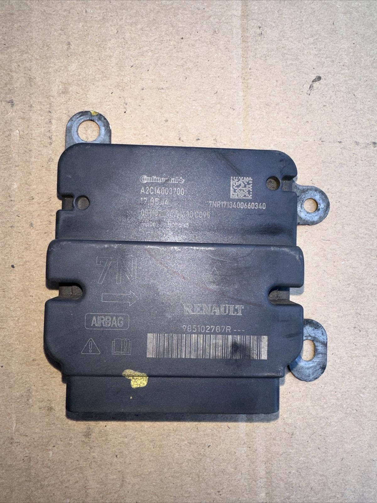 A2c14003700 CENTRALINA AIRBAG DACIA Sandero Serie STEPWAY