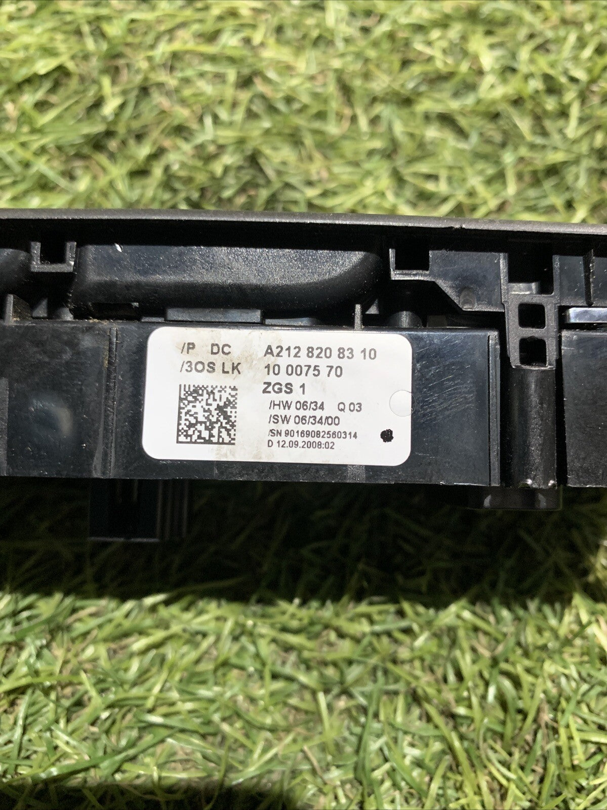 Pulsantiera Alzavetro Anteriore Sinistra Mercedes Classe C 220 W204 Originale