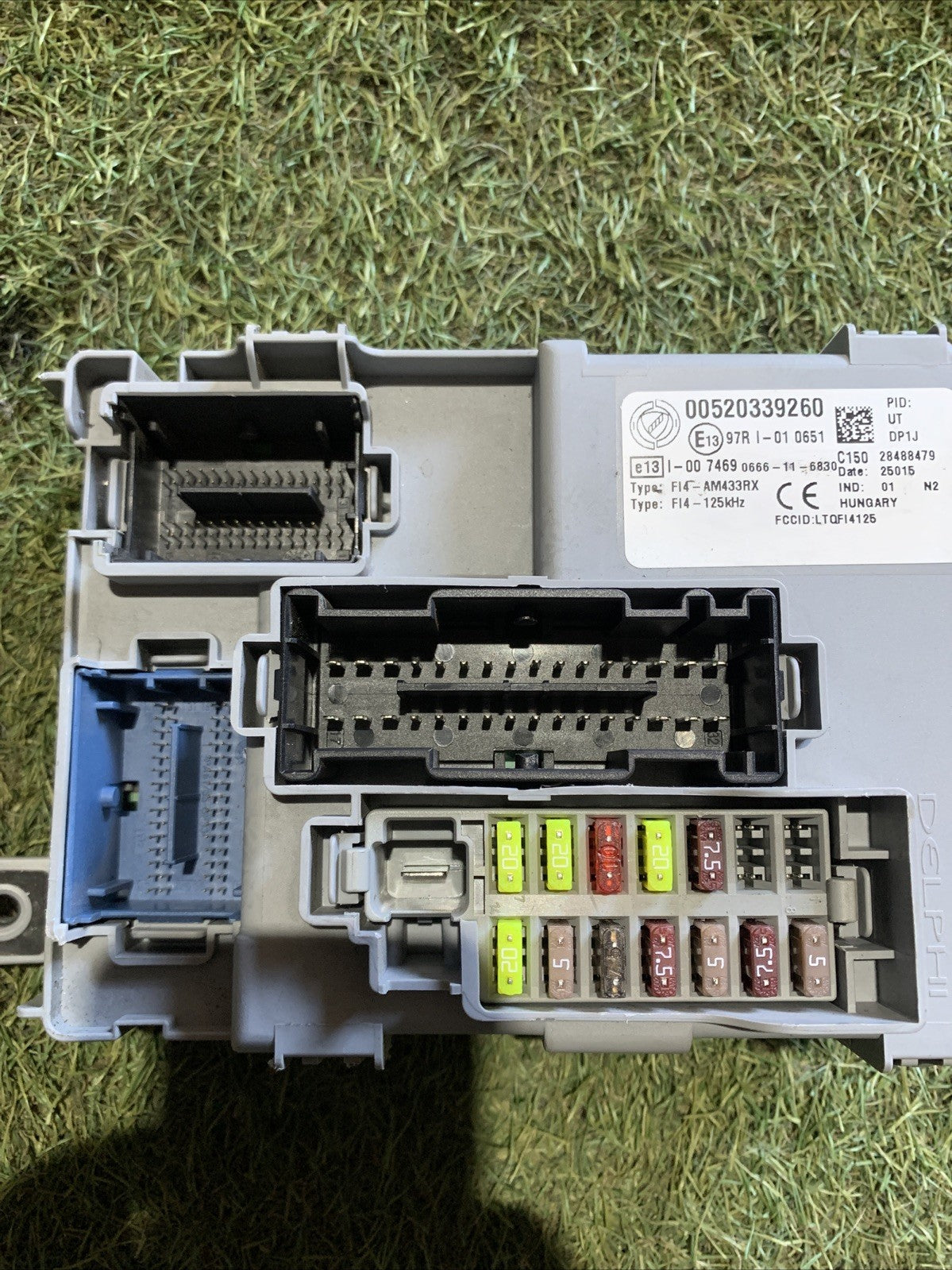 CENTRALINA BODY COMPUTER FIAT PANDA ANNO 2016 COD 520339260