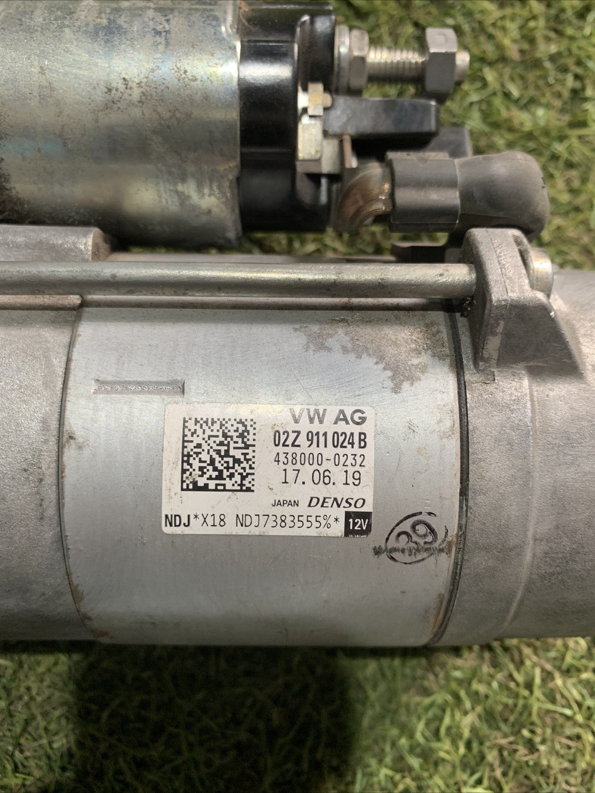 Motorino Avviamento Volkswagen Golf 7 1.6 Diesel Denso 02Z911024B