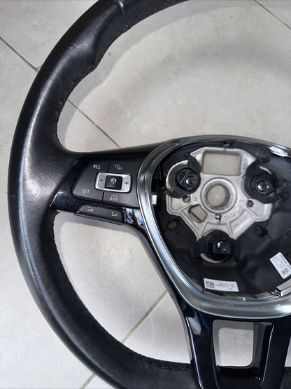 5TA419091AD VOLANTE STERZO COMANDI RADIO PELLE VOLKSWAGEN TIGUAN T-ROC