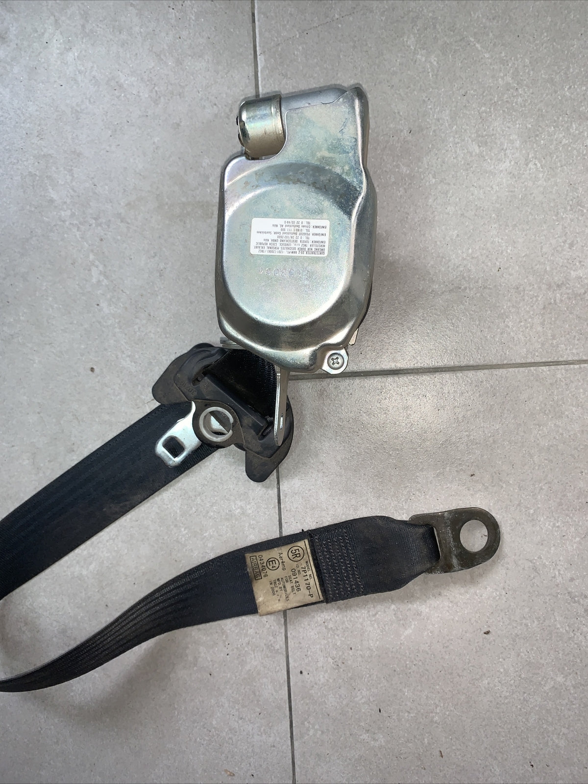 7P1170-P CINTURA PRETENSIONATORE ANTERIORE DESTRA TOYOTA AYGO 2005-2014