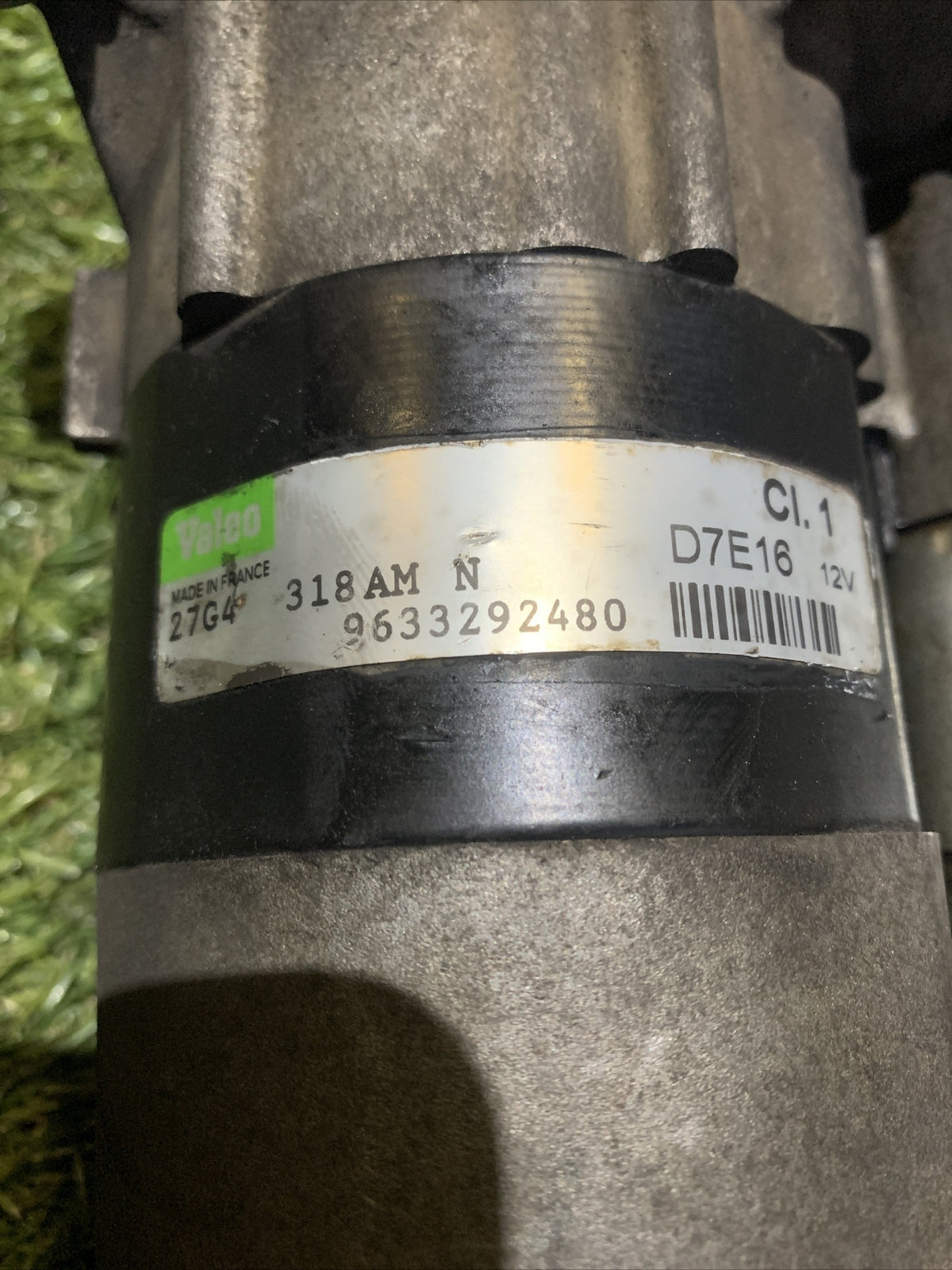 Motorino avviamento CITROEN C3 PEUGEOT 206 1.4 1.6 BENZ 2008 9633292480 D7E16