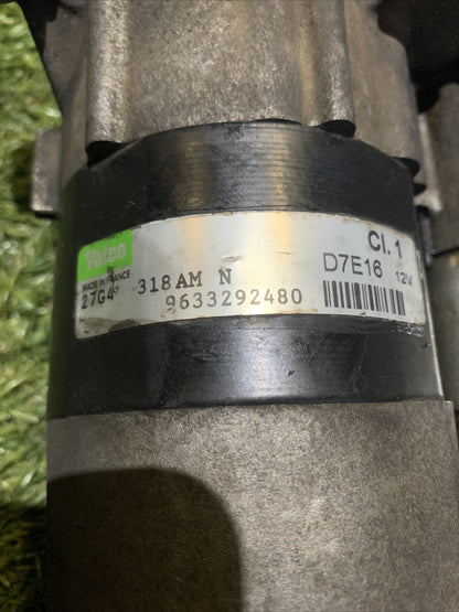 Motorino avviamento CITROEN C3 PEUGEOT 206 1.4 1.6 BENZ 2008 9633292480 D7E16