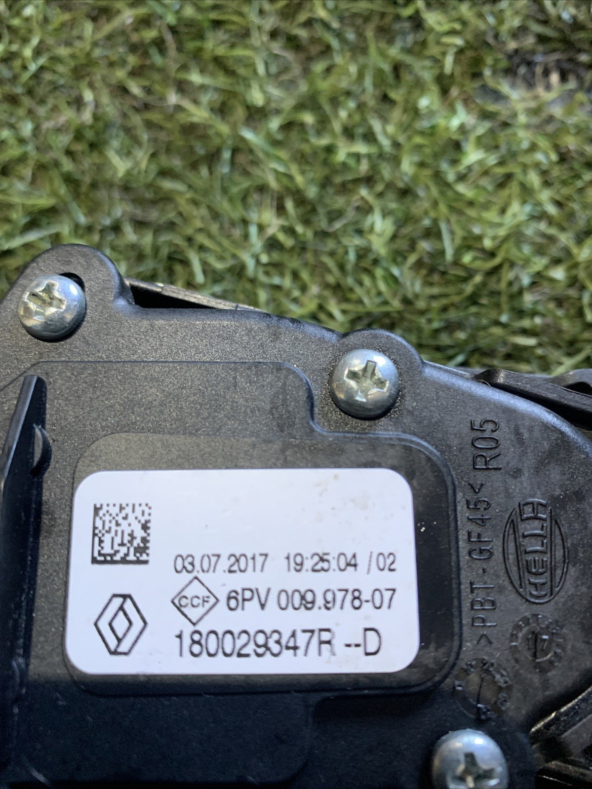 PEDALE ACCELERATORE PER RENAULT CAPTUR 2013-2019 180029347R