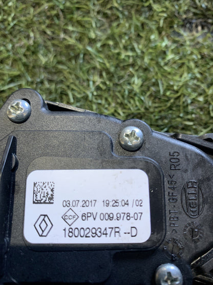 PEDALE ACCELERATORE PER RENAULT CAPTUR 2013-2019 180029347R