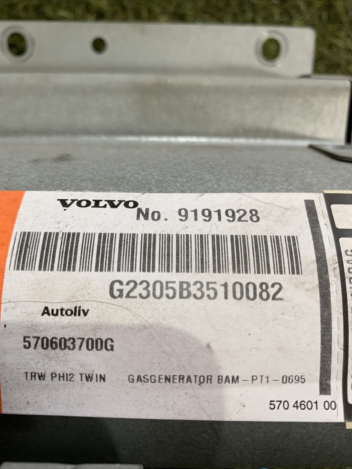 Airbag Cruscotto Volvo S60 1 Serie 9191928