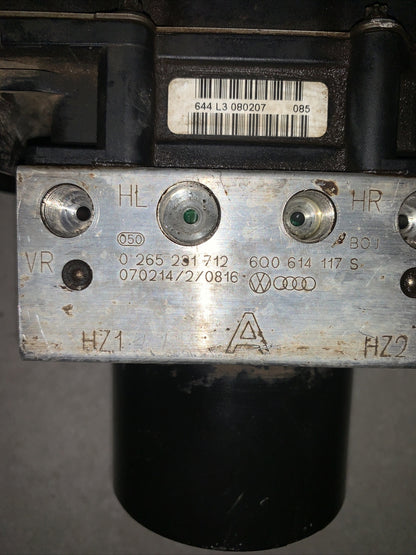 Centralina ABS Modulo Pompa BOSCH 0265800511 6Q0614117N VOLKSWAGEN POLO 9N 2005