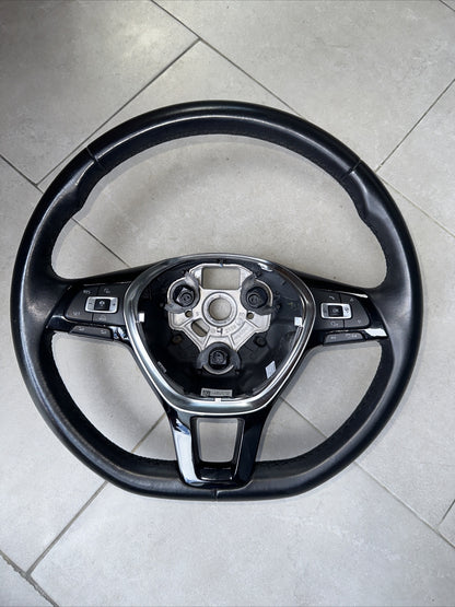 5TA419091AD VOLANTE STERZO COMANDI RADIO PELLE VOLKSWAGEN TIGUAN T-ROC