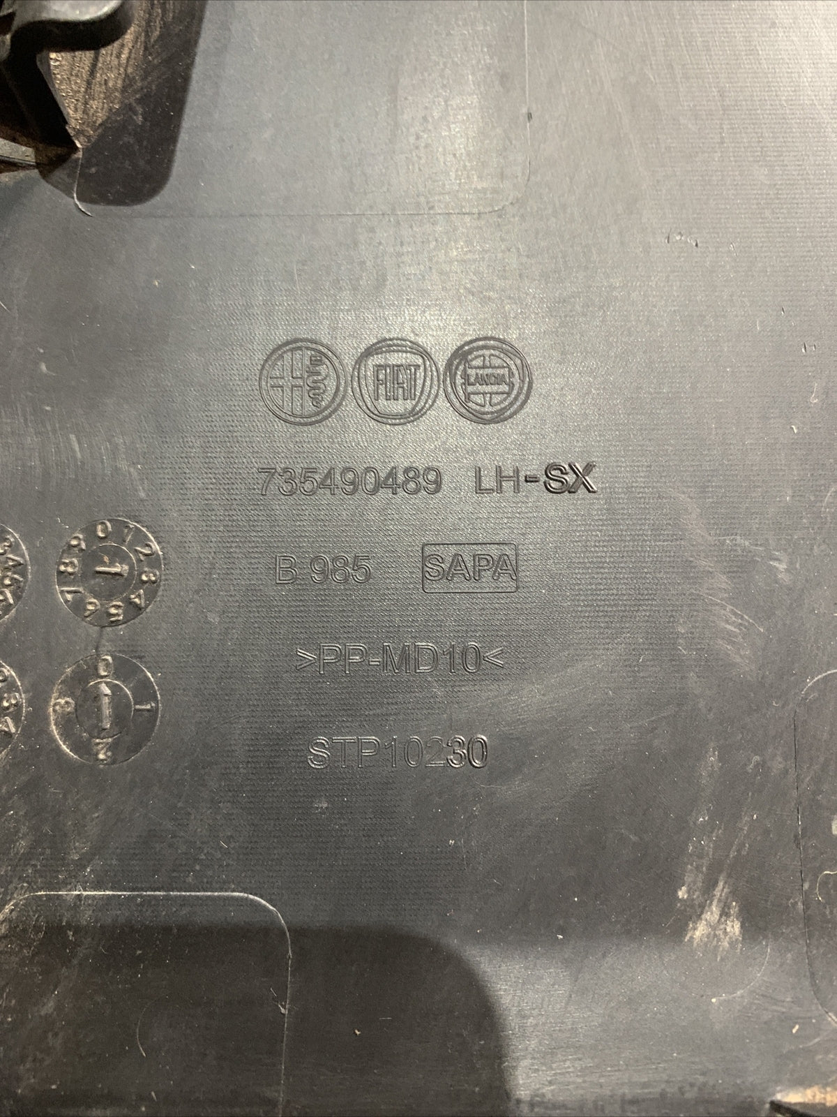 MODANATURA INT MONTANTE SX FIAT PANDA 3 (312_319) B2557