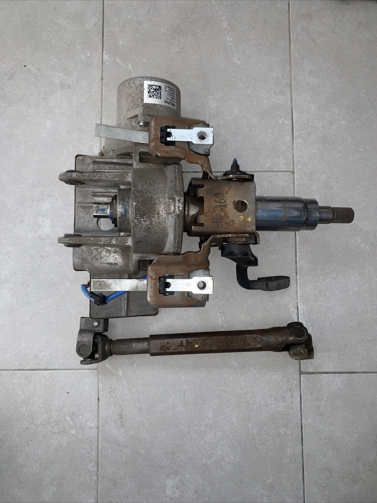 PIANTONE ELETTRICO CITY SERVOSTERZO  FIAT GRANDE PUNTO  26126352 FILO Blu