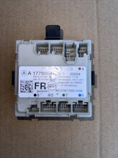 MERCEDES BENZ A CLASS W177 2020 DOOR CONTROL MODULE UNIT FRONT RIGHT A1779004106