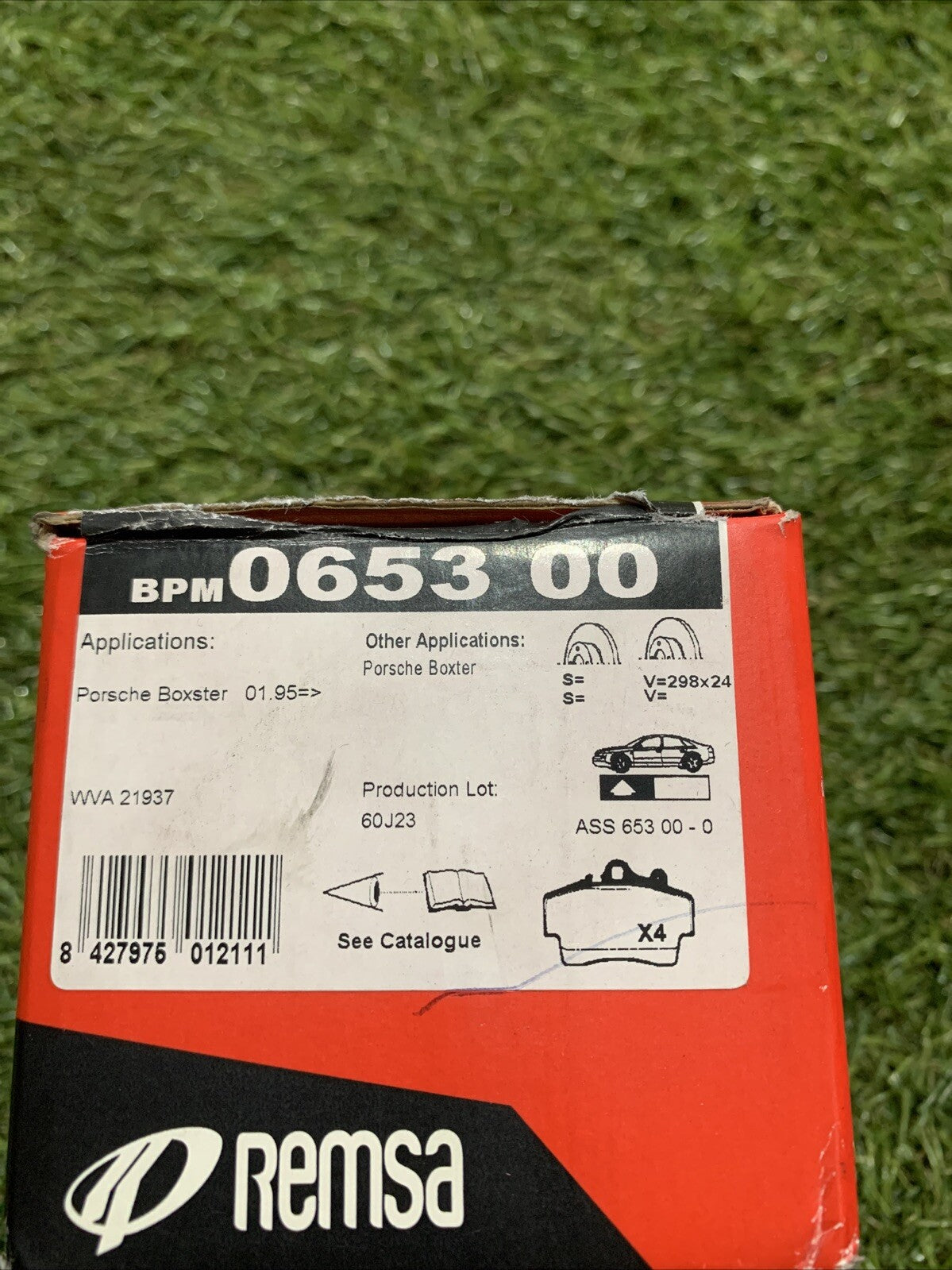 Pastiglie Freno Anteriori Remsa Porsche BOXSTER 0653.00