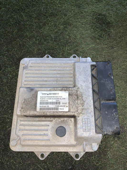 CENTRALINA MOTORE ECU Fiat Grande Punto 1.3 Multijet 55195817 MJD 6JF P3