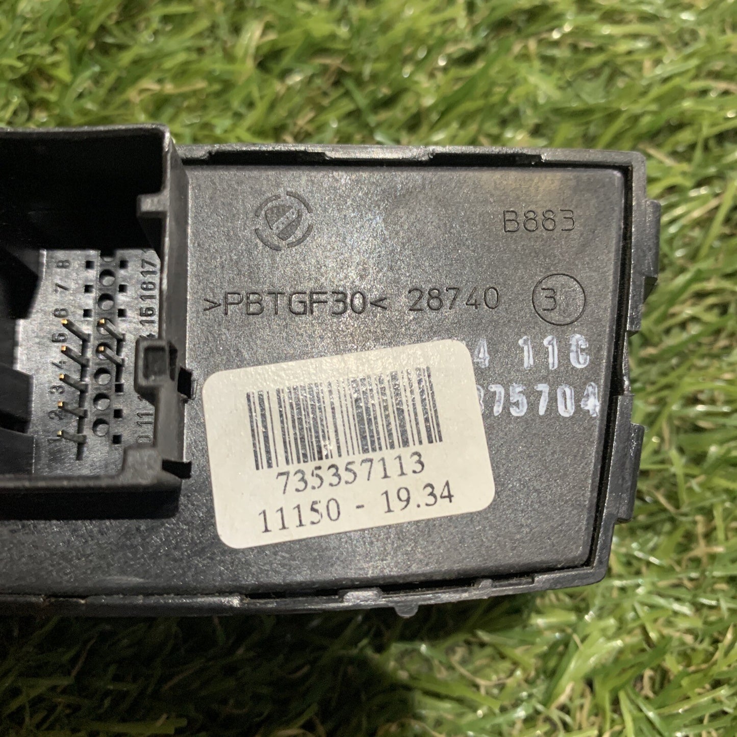 735357113 PULSANTIERA INTERRUTTORE QUATTROFRECCE FENDINEBBIA LUNOTTO FIAT PANDA