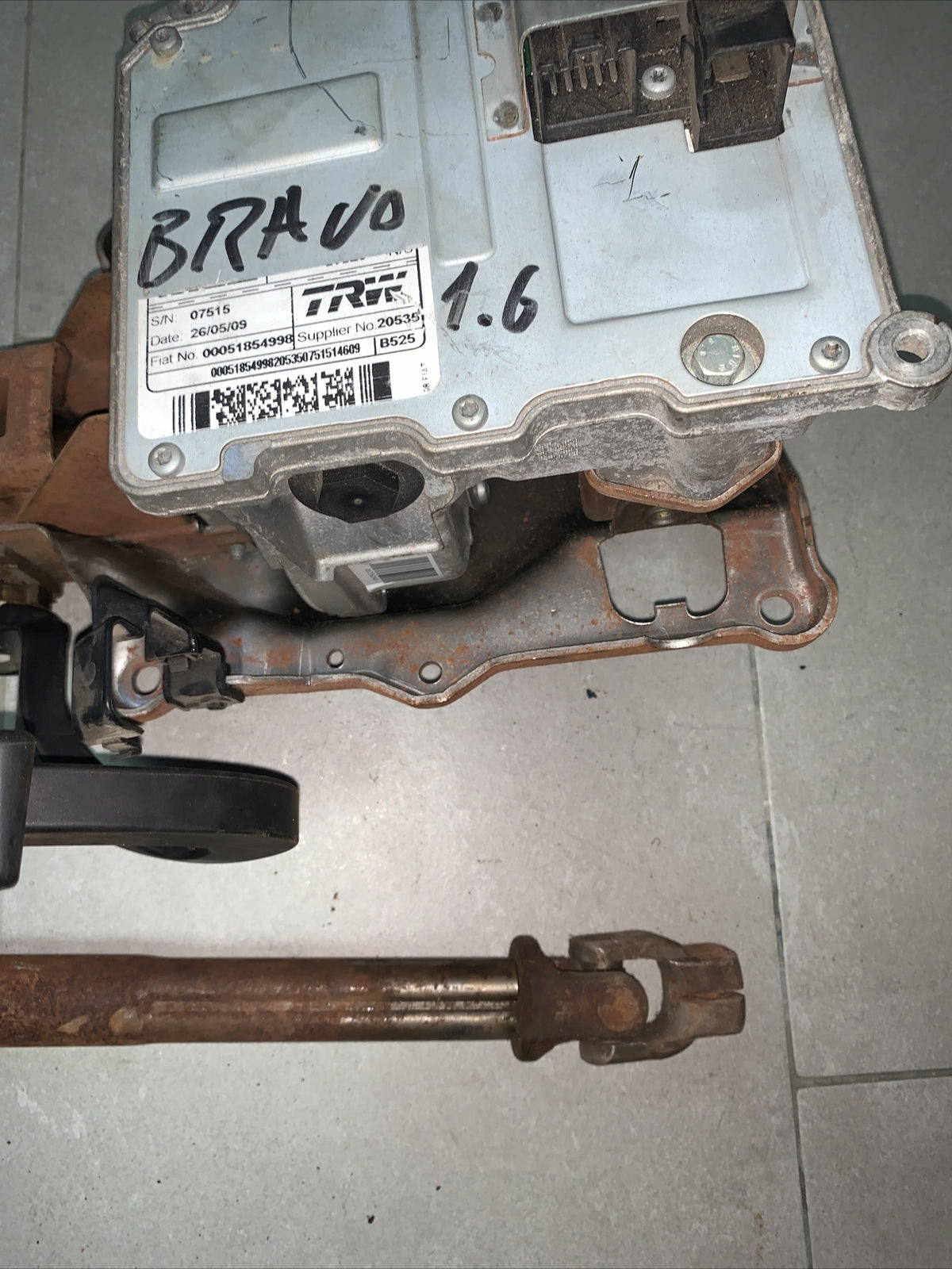 Piantone dello sterzo Fiat Bravo Dal 2007 al 2014 Cod 00051854998