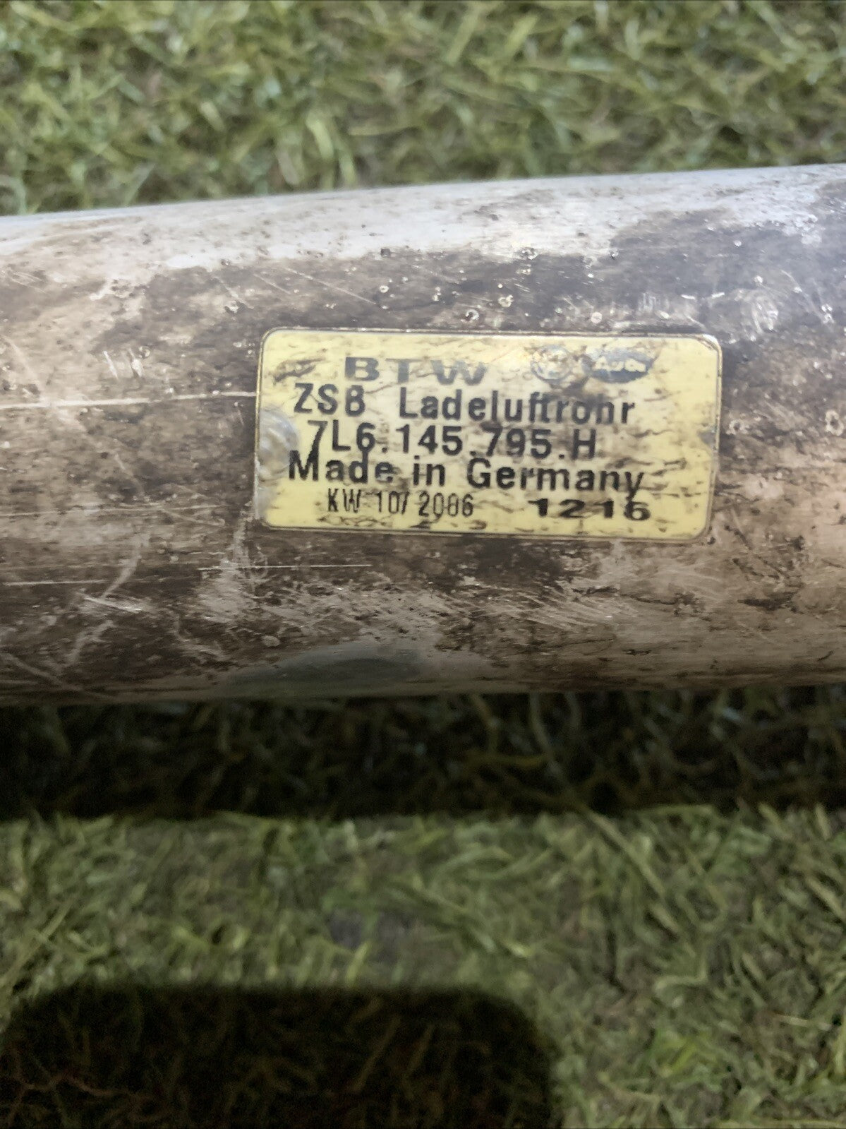 Tubo Intercooler Audi Q7 2006 3.0 Diesel 7L6145795H