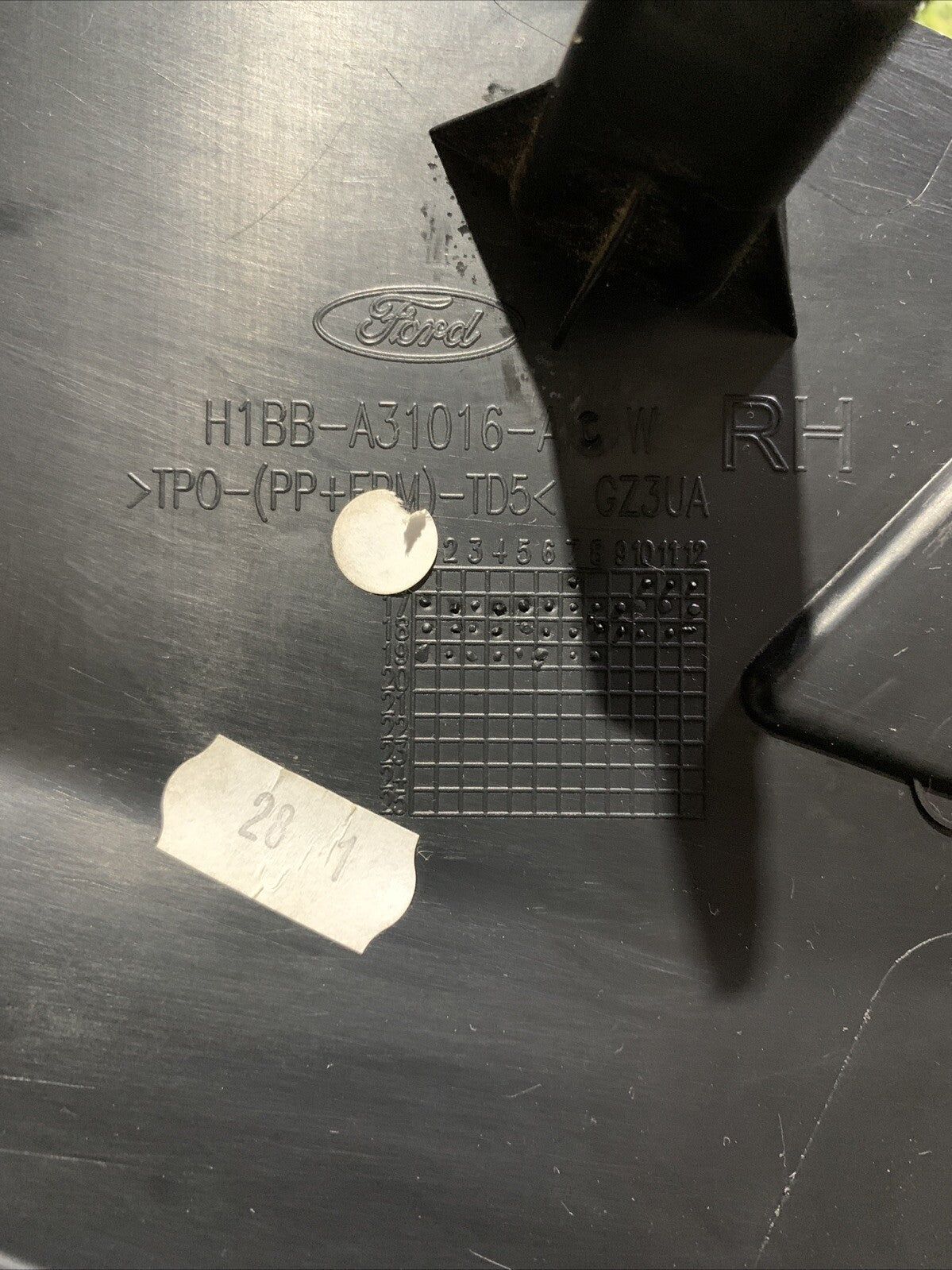 Rivestimento montante posteriore Destra Ford Fiesta mk7 (2019) COD:H1BBA31016A(2