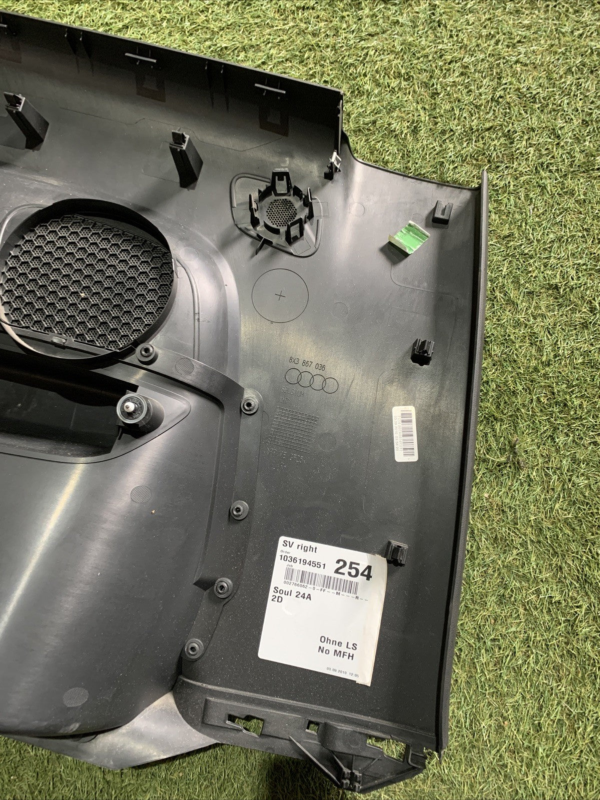 Pannello Interno Posteriore Destro Audi A1 2010 8X3867036
