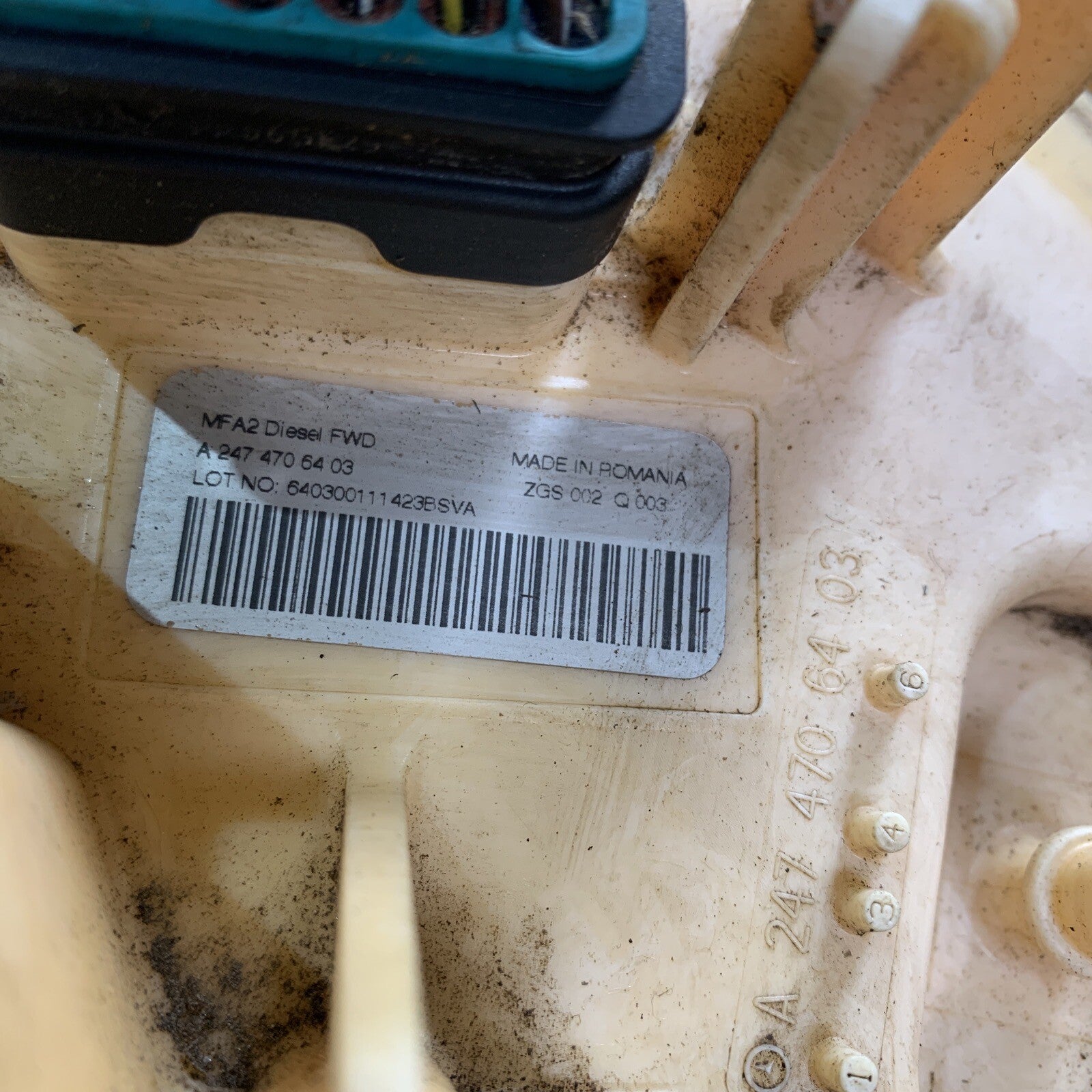 A2474706403 POMPA CARBURANTE E GALLEGGIANTE MERCEDES CLASSE A 180 W177 2.0 D