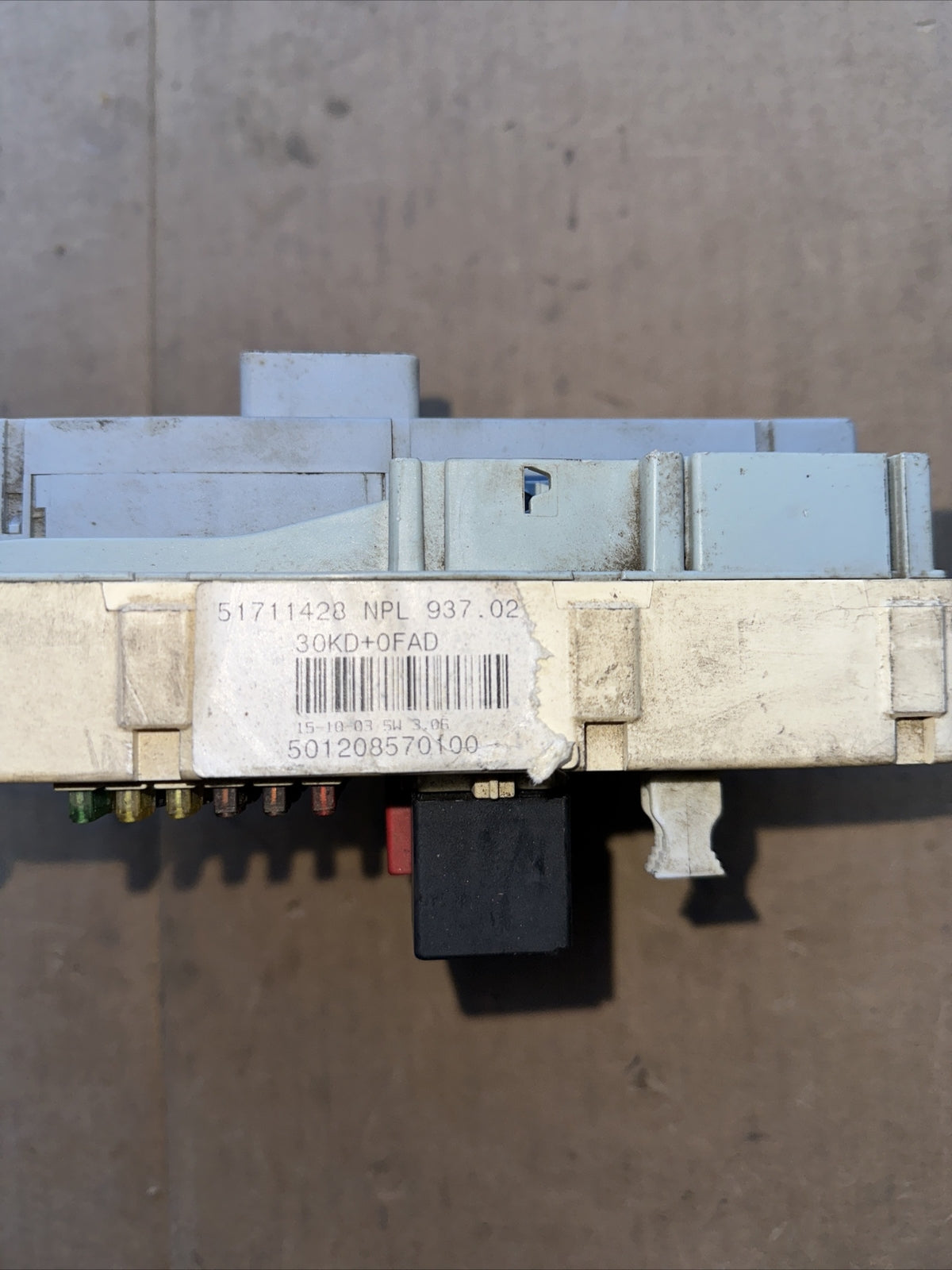 CENTRALINA PORTA FUSIBILI FUSIBILIERA ALFA ROMEO 147 1.9 JTD (2000\2010)