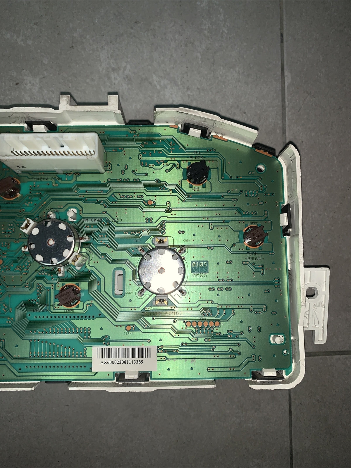 - QUADRO STRUMENTI CONTACHILOMETRI ODOMETER NISSAN MICRA K12 BENZINA CODE: AX761
