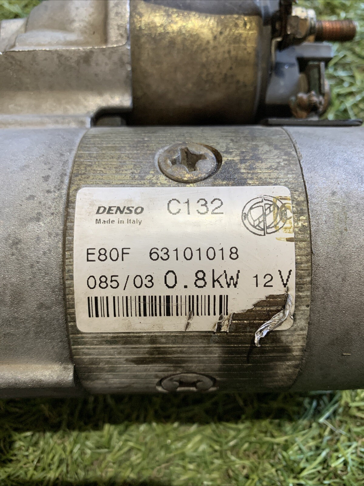 Motorino Avviamento Fiat Punto 1 Serie 176 1.2 Benzina 63101018