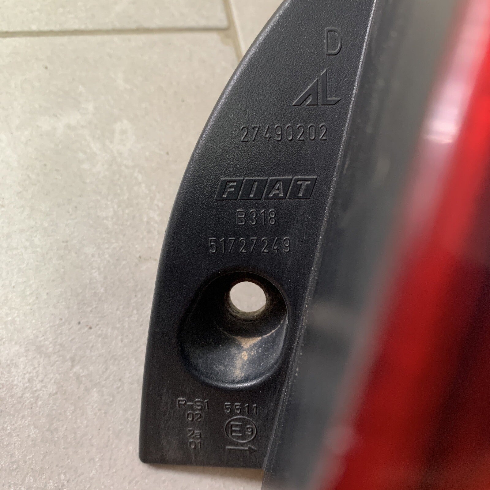 STOP FANALE POSTERIORE DESTRO PASSEGGERO FIAT Croma 2° Serie 51727249