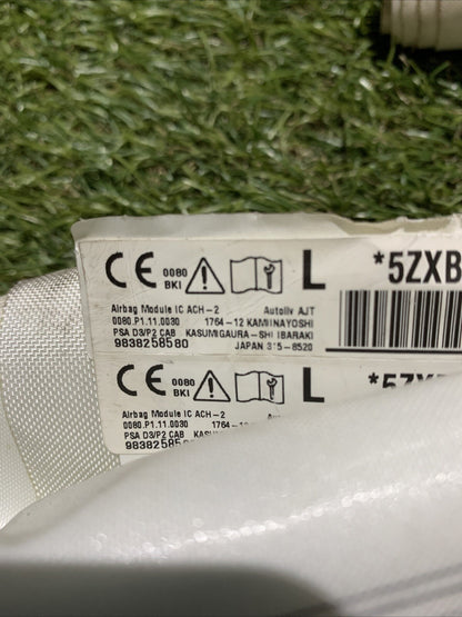 9838258580 AIRBAG A TENDINA LATERALE SINISTRO GUIDA PEUGEOT 2008 DAL 2019