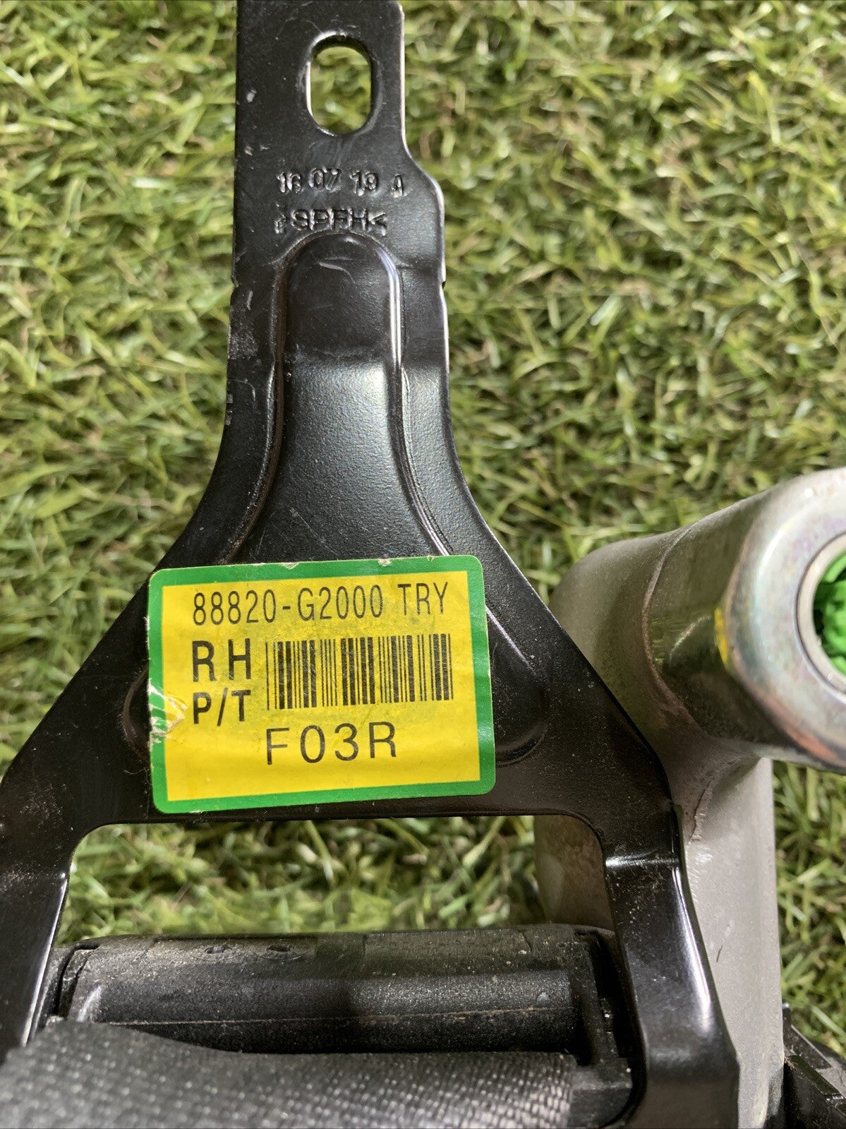 CINTURA DI SICUREZZA ANTERIORE DX PER HYUNDAI IONIQ (16-22) 1.6 16V HYBRID 2016