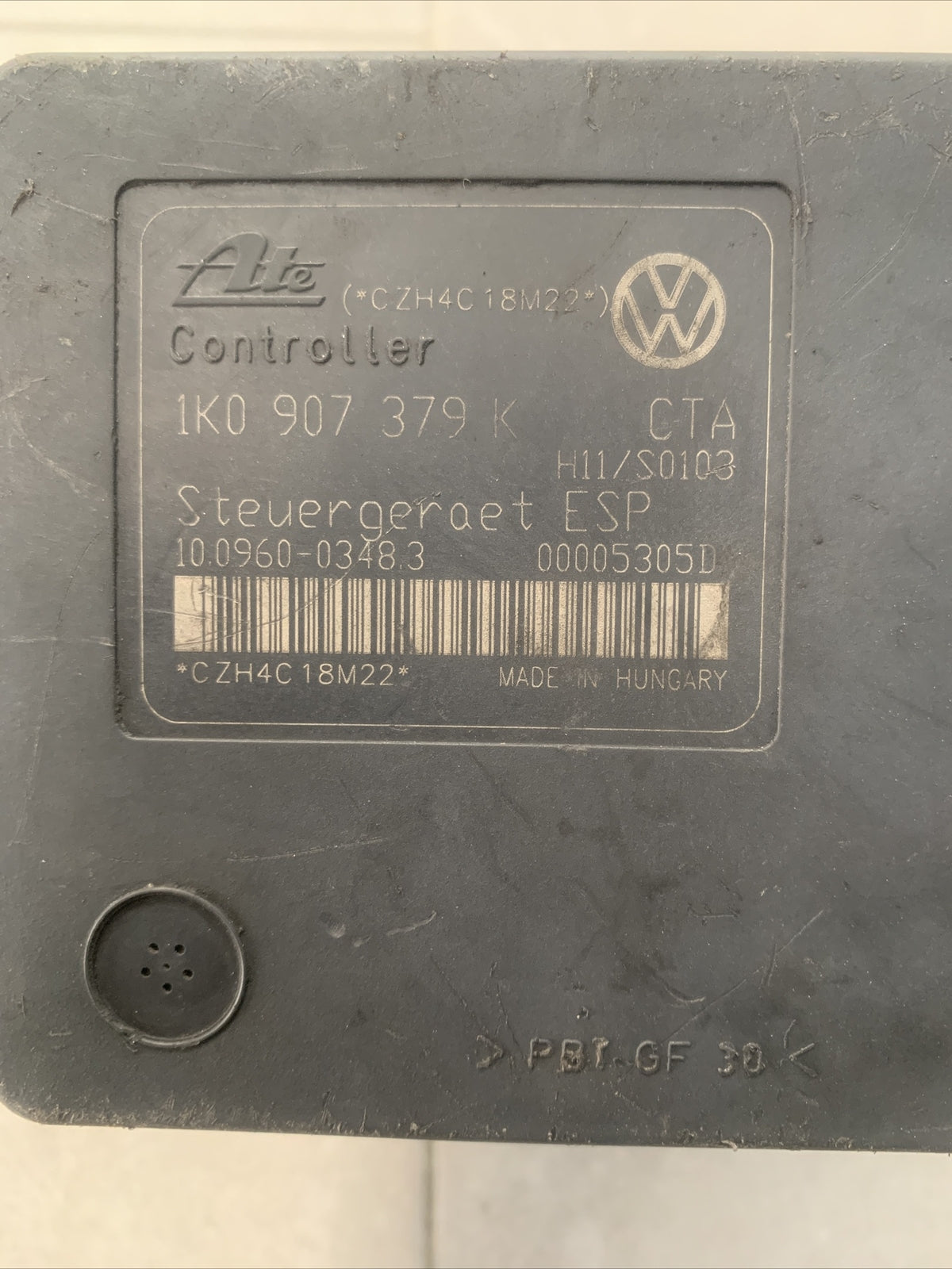 1K0907379K 1K0614517H DE Centralina Pompa ABS AUDI A3 8P 1.9 D 2003-2013