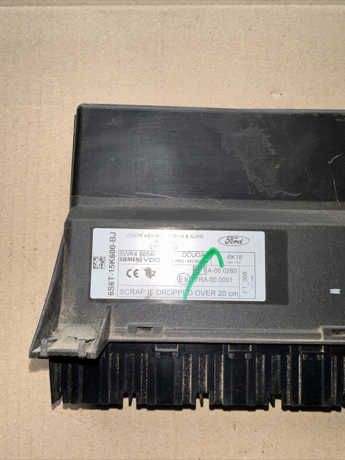 CENTRALINA COMFORT FORD FIESTA 5° SERIE 6S6T-15K600-BJ, 5WK48854I