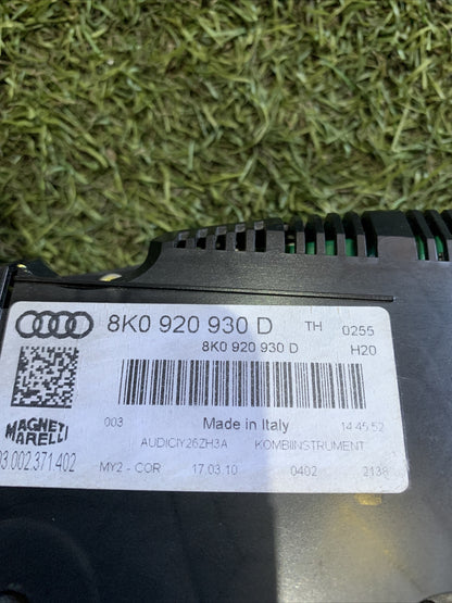 Contachilometri Audì A4 2011 3.0 8K0920930D