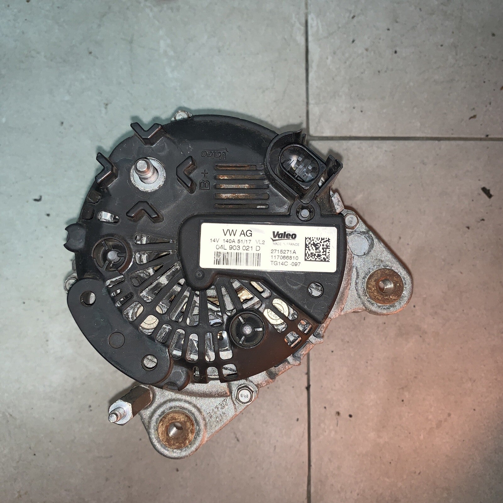 ALTERNATORE VOLKSWAGEN T-Roc Serie 04L903021D 2.0 150CV diesel