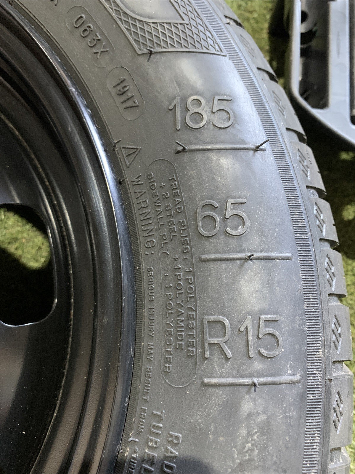 Kit Ruota Di Scorta 185/65R15 Peugeot 208 2017