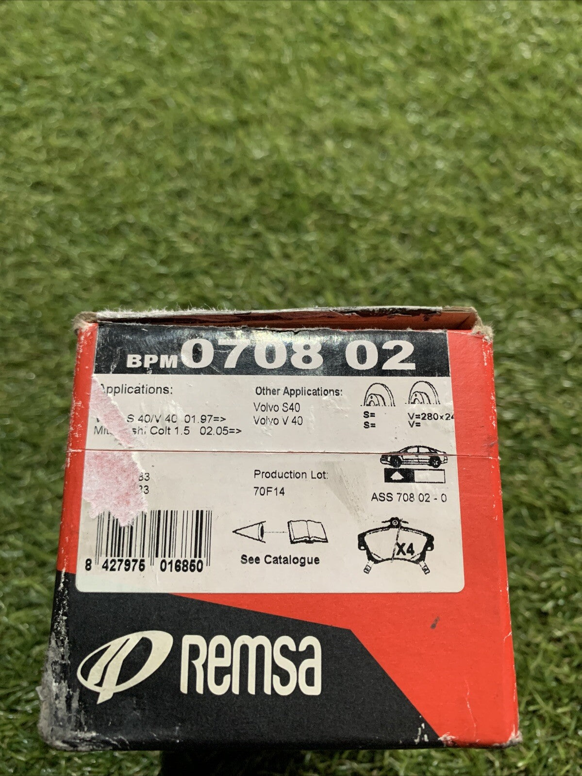 Pastiglie Freno Anteriori Remsa Volvo S40 V40 0708.02