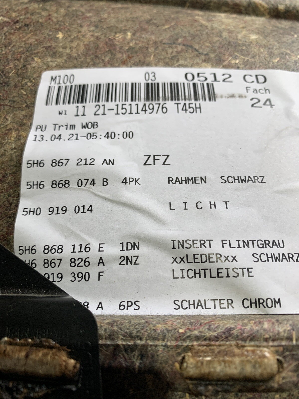 Pannello Interno Porta Posteriore Destro Con Led Volkswagen Golf 8R 5H6867212