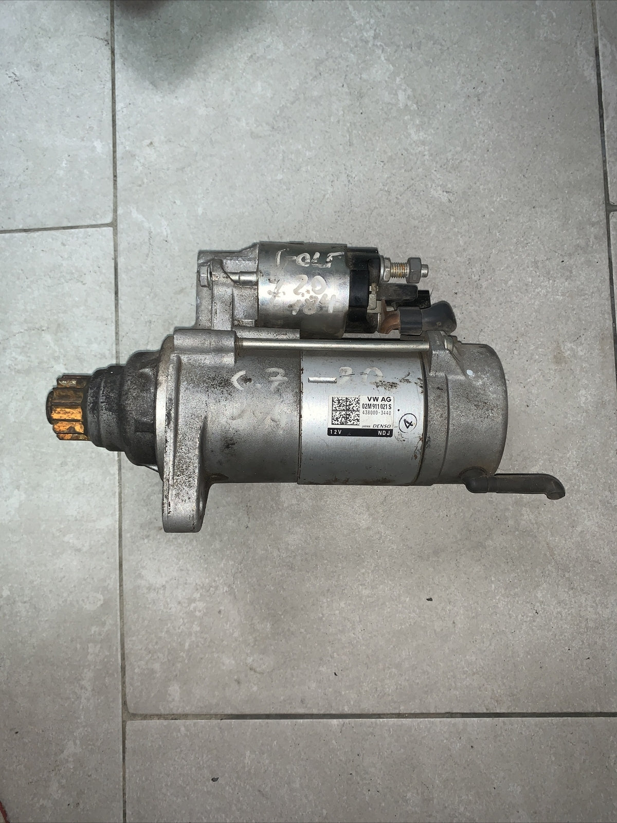 02M911021S MOTORINO D' AVVIAMENTO VOLKSWAGEN Golf 7 2.0