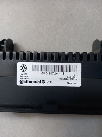 6R0907044E comando riscaldamento per VOLKSWAGEN POLO 1.6 TDI A2C53403831 