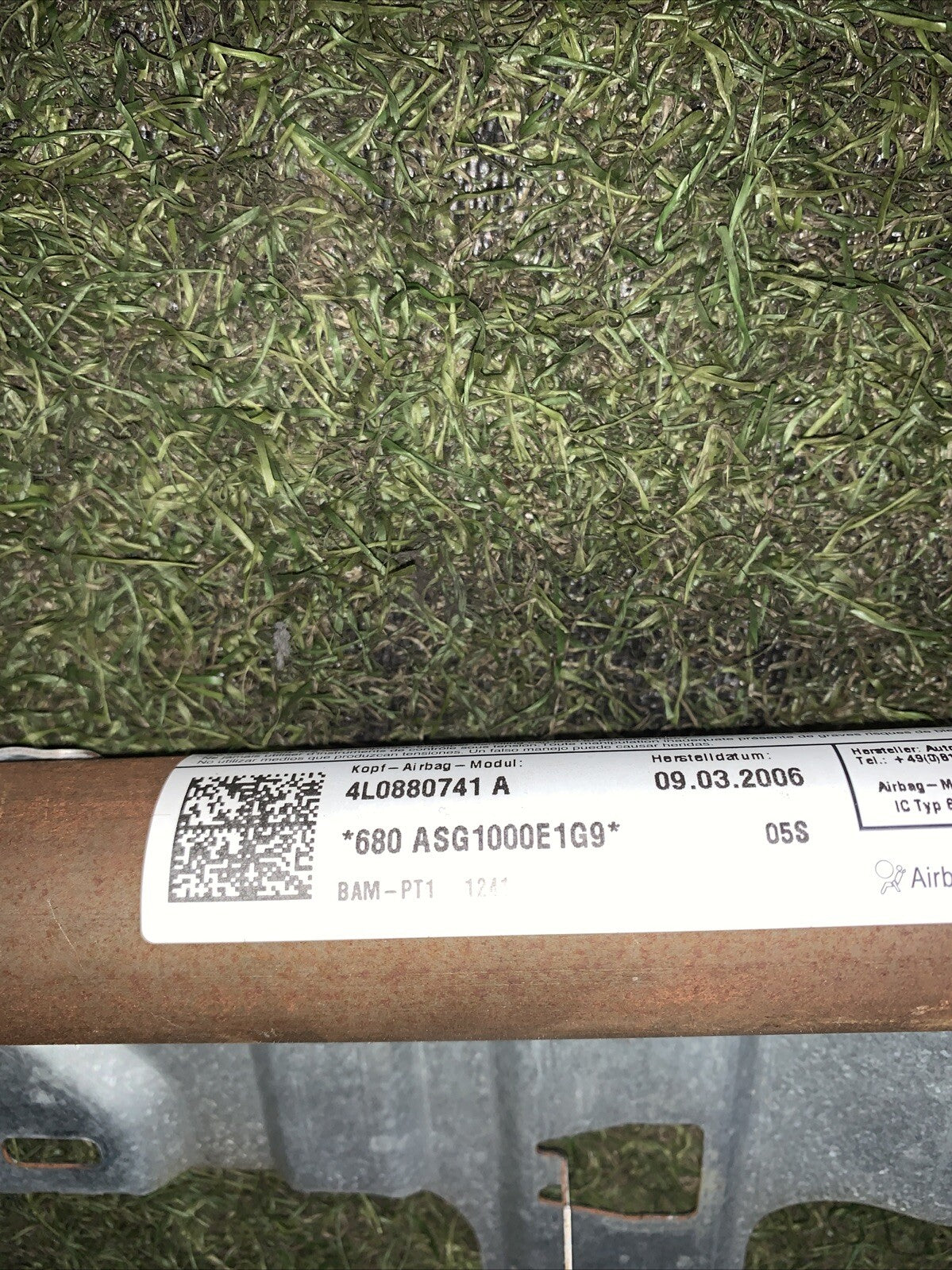 AIRBAG A TENDINA LATO SINISTRO AUDI Q7 2006 4L0880741A