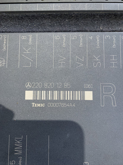 Centralina Sedile Anteriore Destro Mercedes Classe S W220 2208201285