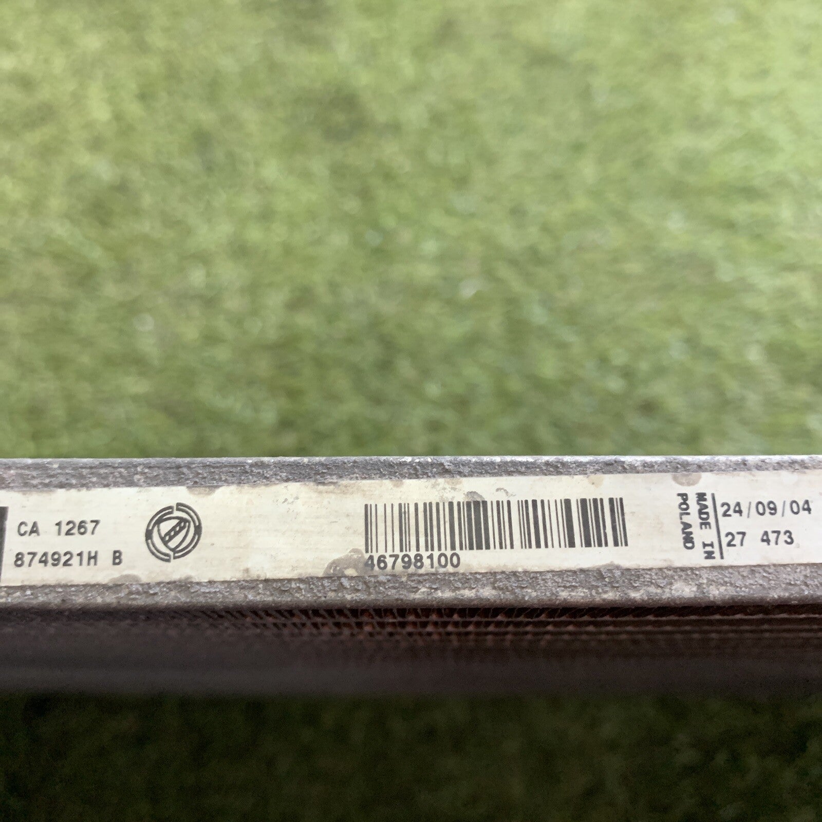 Condensatore Radiatore Aria Condizionata Fiat Panda 2003-2011 1.2 46798100