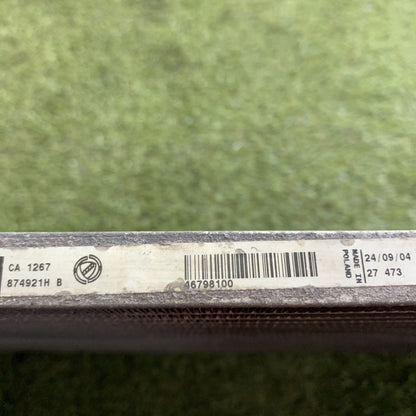 Condensatore Radiatore Aria Condizionata Fiat Panda 2003-2011 1.2 46798100