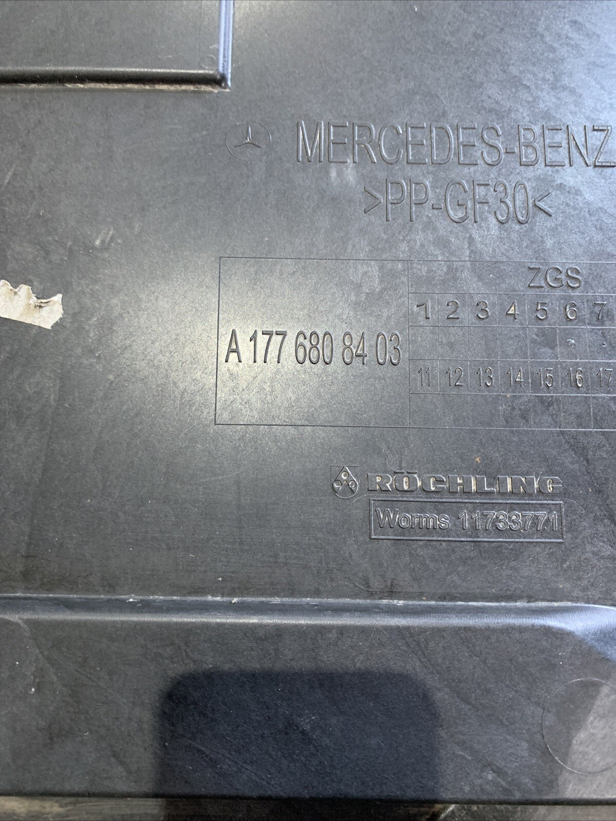 Sotto Piano Motore Sotto Scocca Sinistra Mercedes Classe A W177 A1776808403