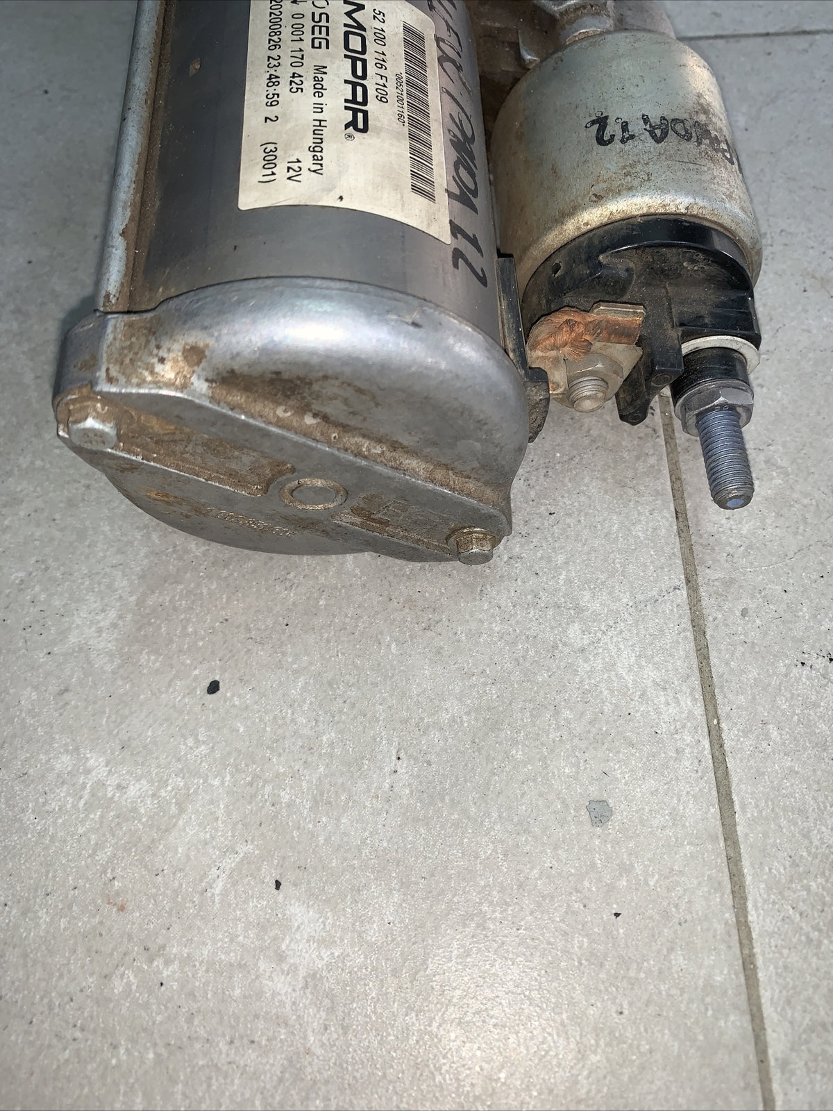 Motorino avviamento FIAT PANDA 312 1.2 52100116 0001170425