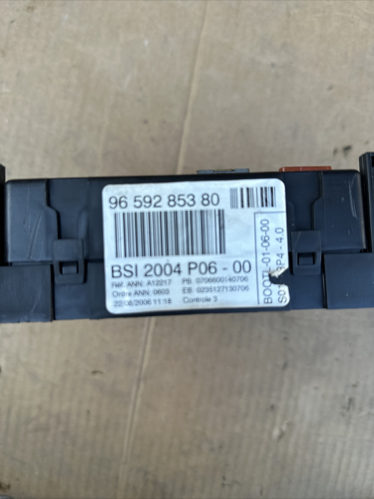 CENTRALINA BSI FUSIBILI BODY COMPUTER PEUGEOT 207 1.4 HDI 2006/2015 9659285380