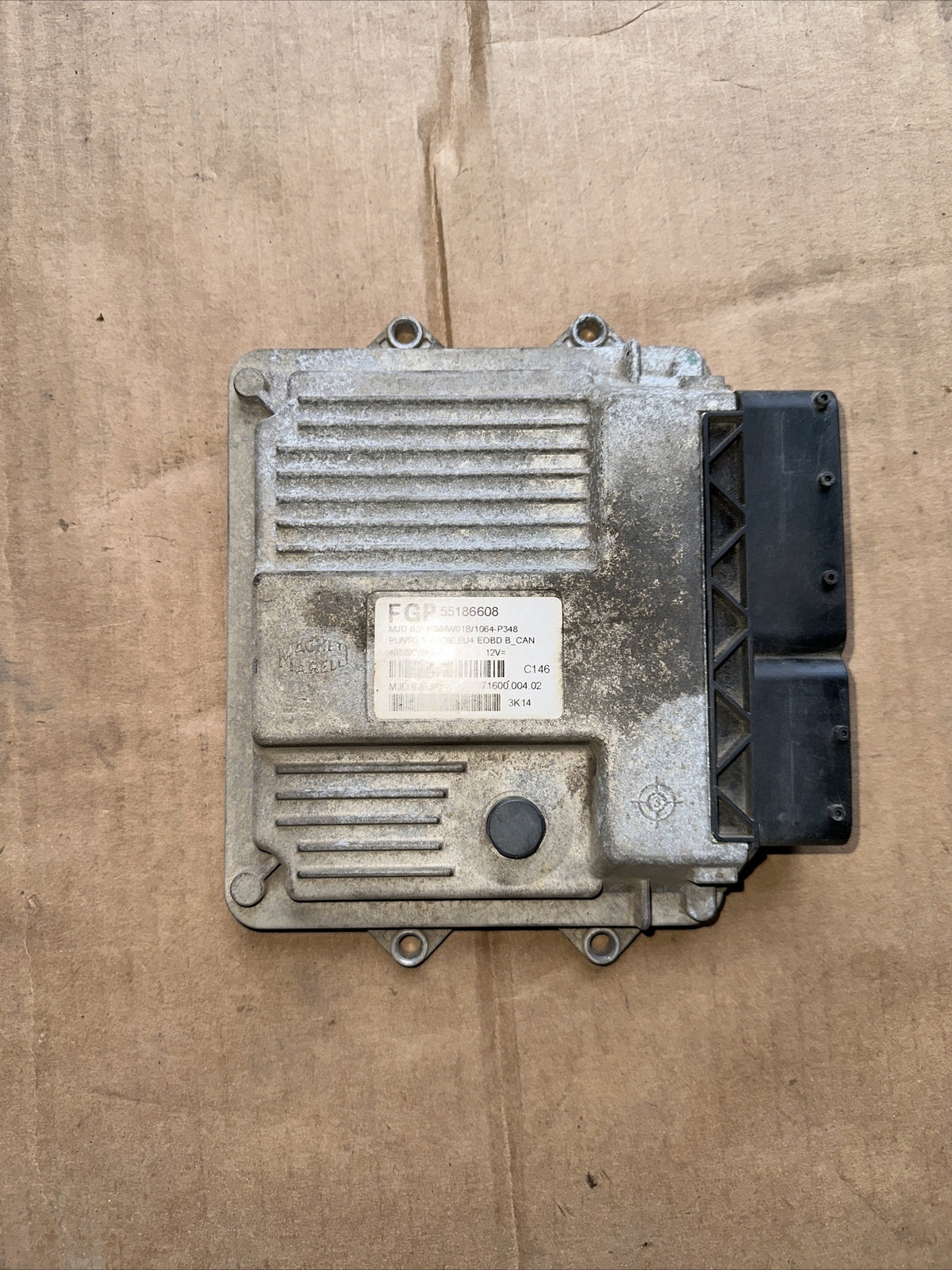 CENTRALINA MOTORE FIAT PUNTO II 188 2010 55186608