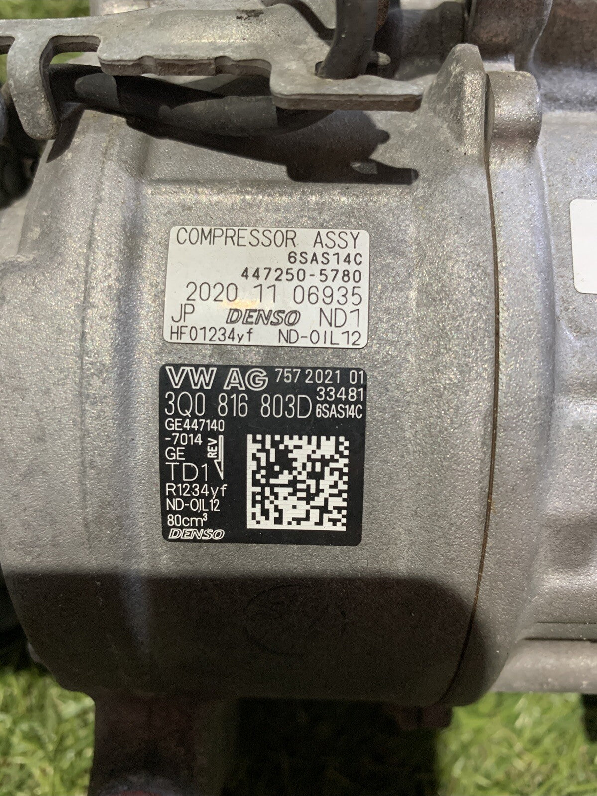 Compressore Aria Condizionata Volkswagen Golf 8 2.0 Benzina 3Q0816803D