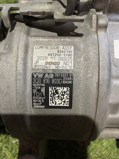 Compressore Aria Condizionata Volkswagen Golf 8 2.0 Benzina 3Q0816803D
